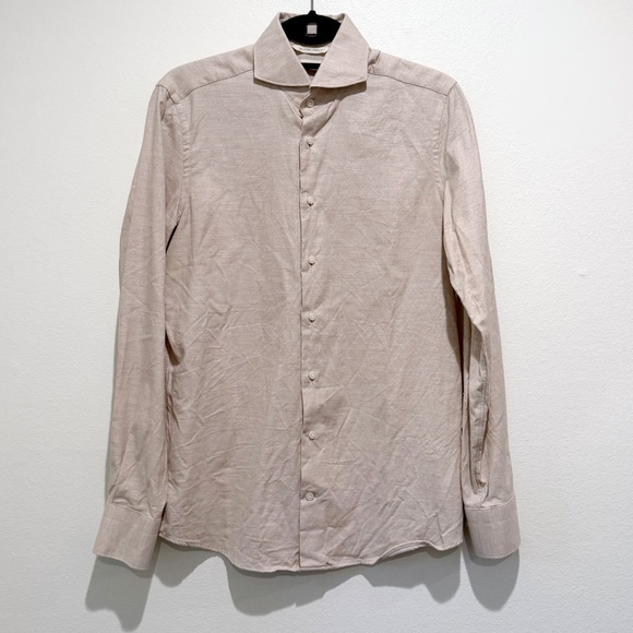 Mens Suit Supply Slim Fit Egyptian Cotton Button Down Shirt Size 37/38 14 1/2/15 - Picture 6 of 9